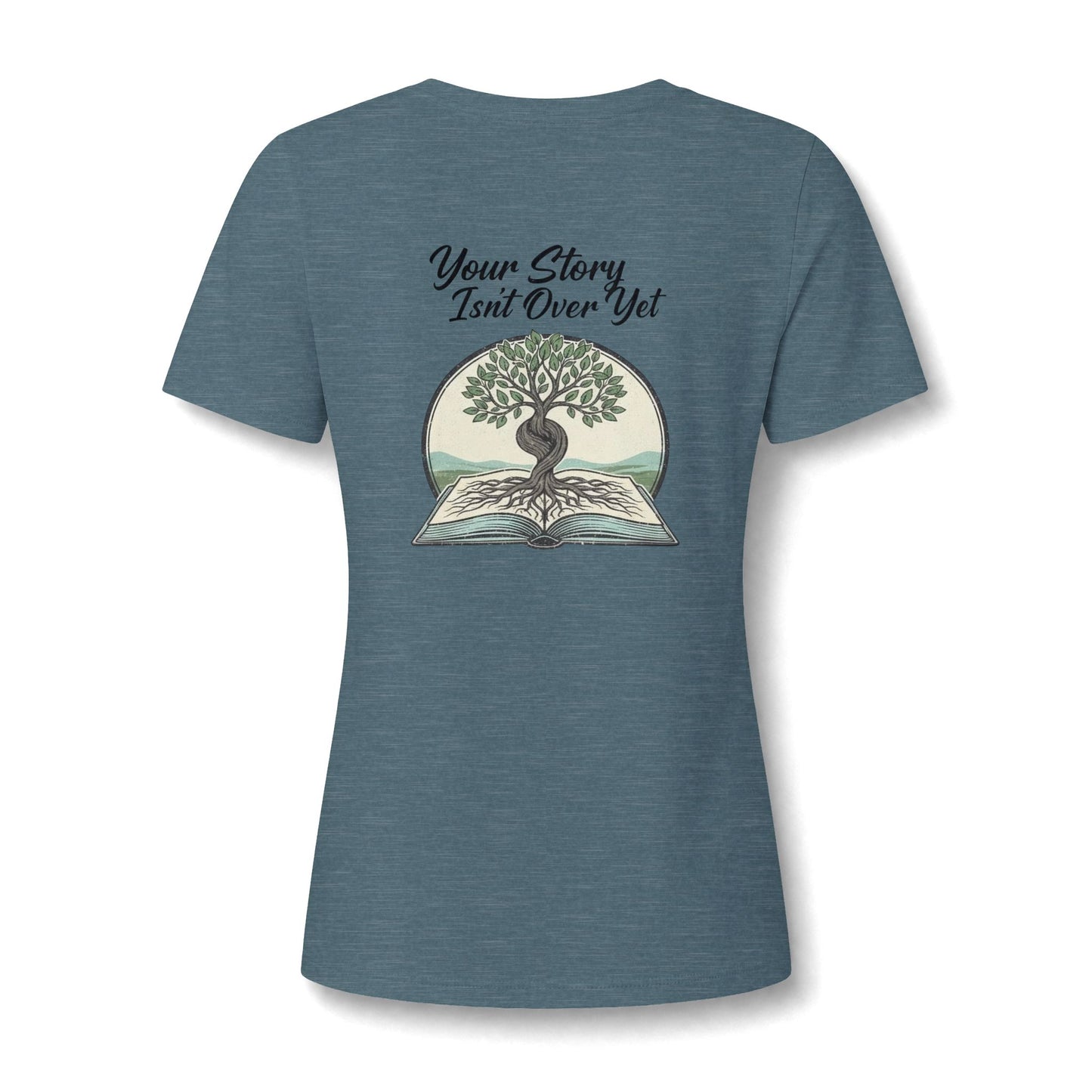 Your Story Isn't Over Yet / Mental Health Awareness V Neck / Awareness Attire