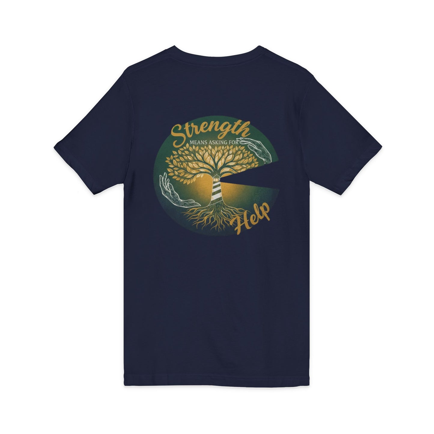 Strength Means Asking For Help V Neck