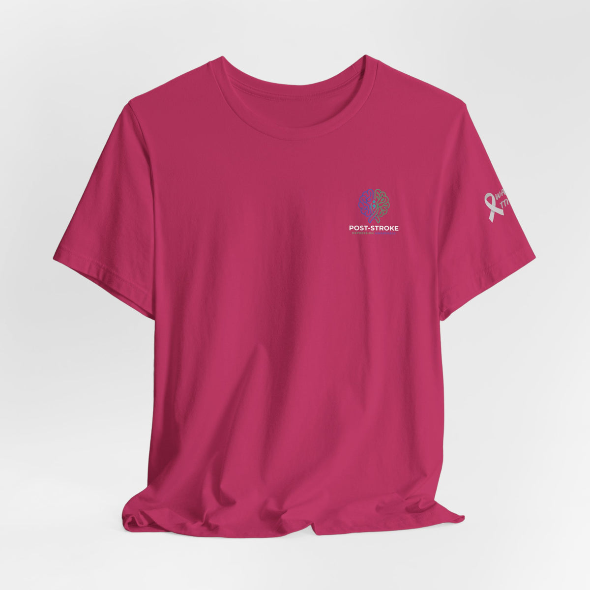 Rebuilding The Network Tee | Post-Stroke Depression & Neuroplasticity Heavyweight T-Shirt