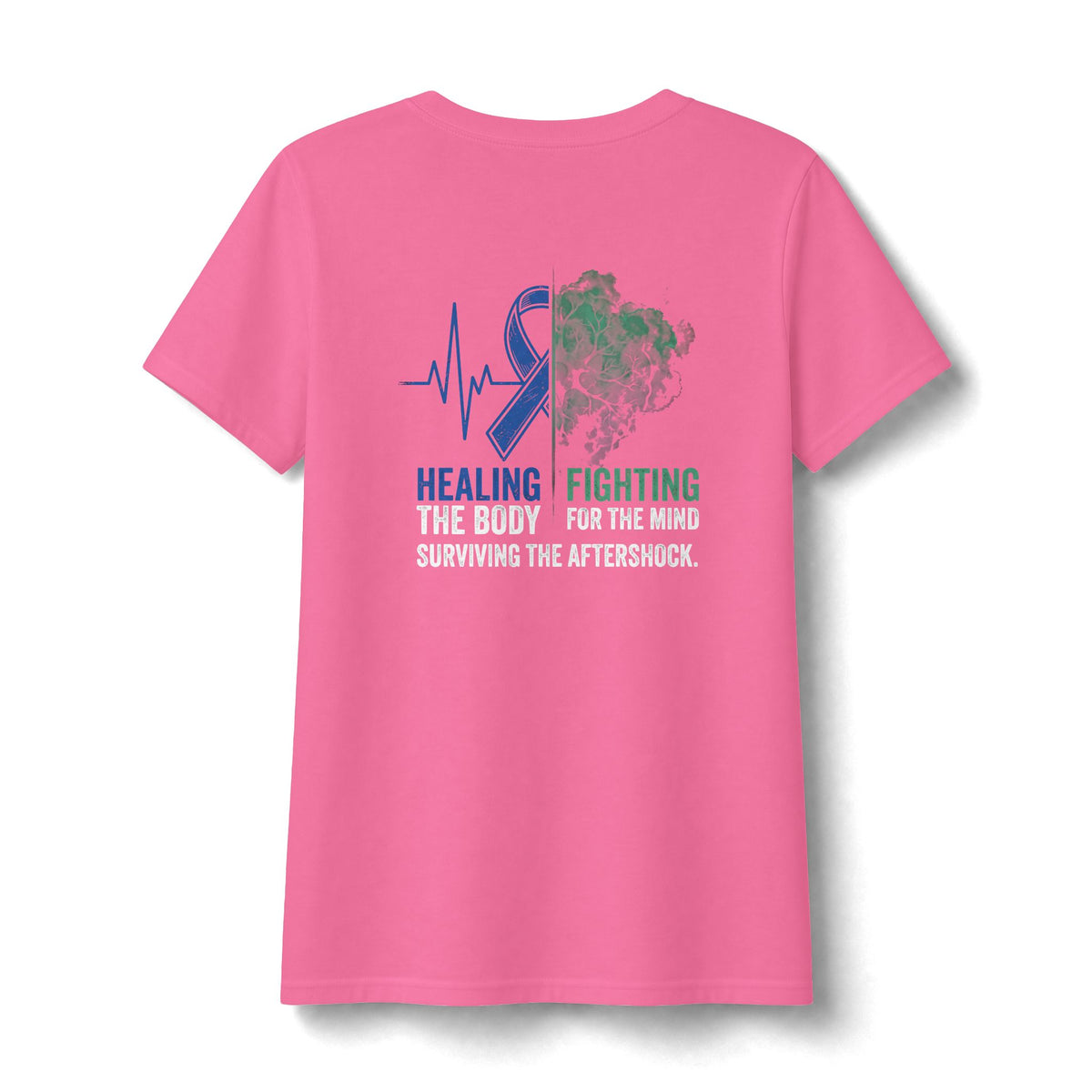 Surviving The Aftershock V Neck | Post-Stroke Depression & Recovery Heavyweight V Neck
