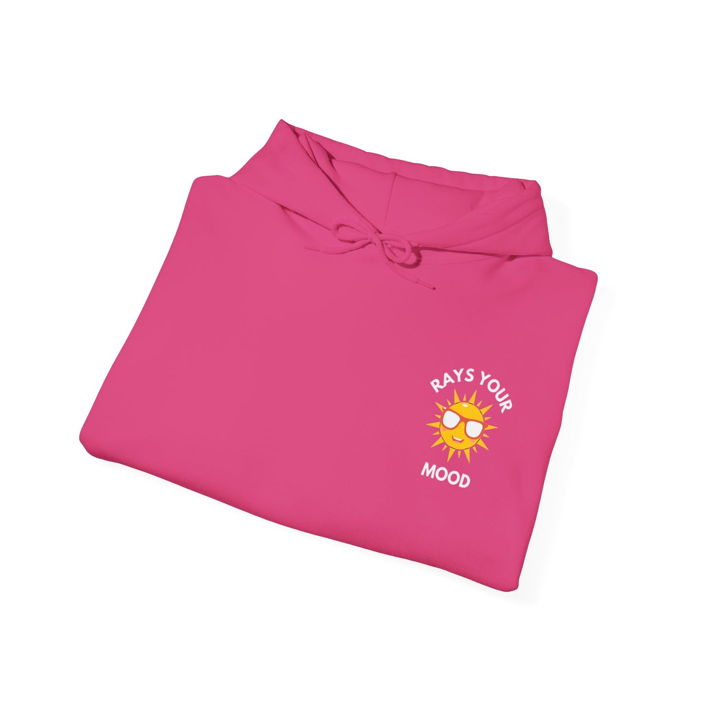 Rays Your Mood Mental Health Hoodie in pink