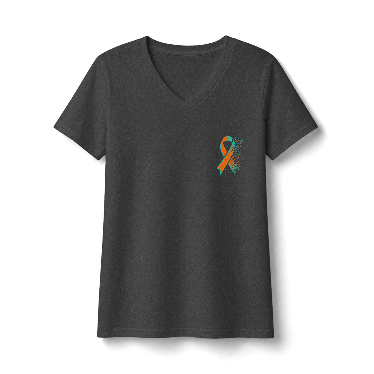 Functional Neurological Disorder Awareness V-Neck Tee — "Not Faking Being Sick, Faking Being Well"