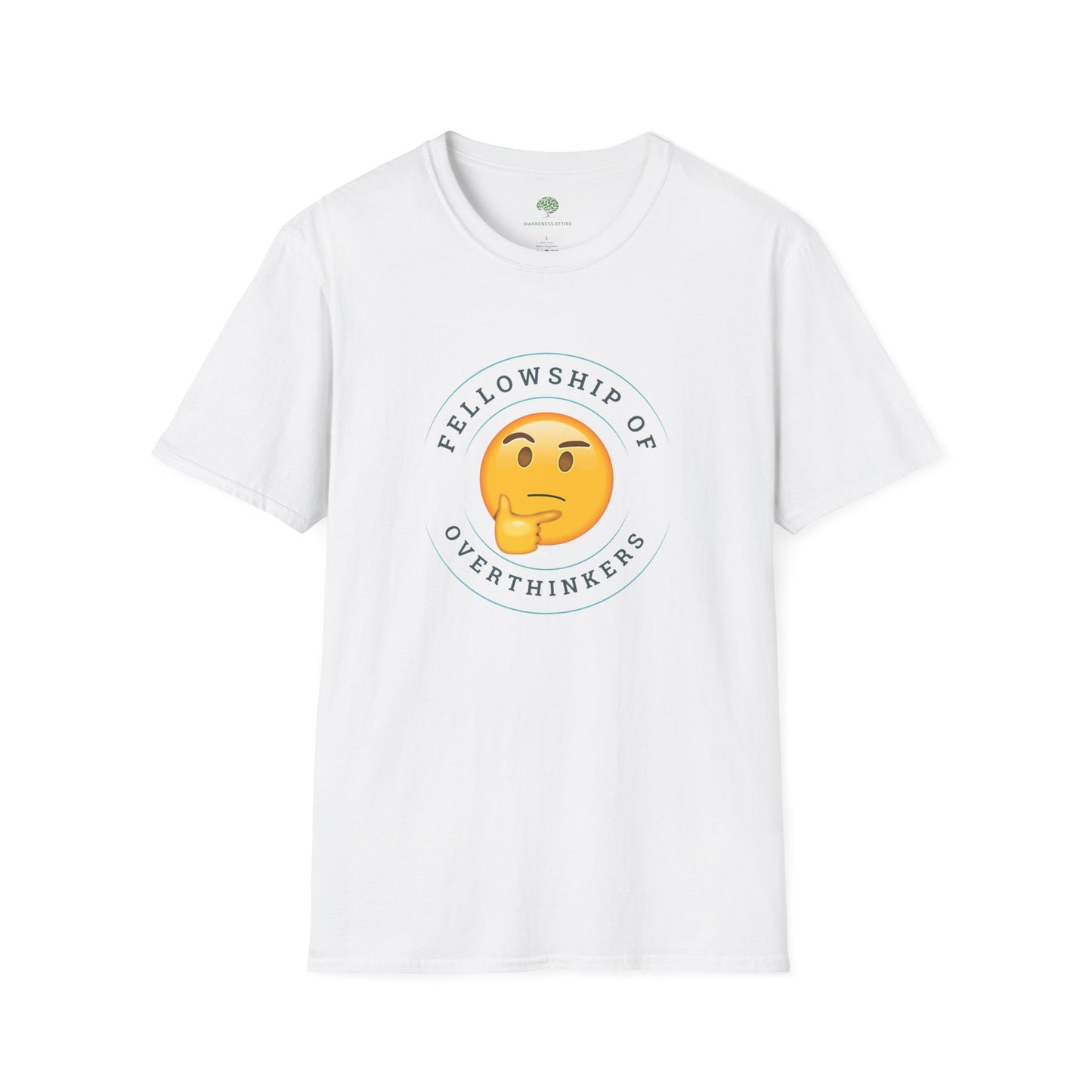 Funny Anxiety Graphic Tee - Fellowship of Overthinkers