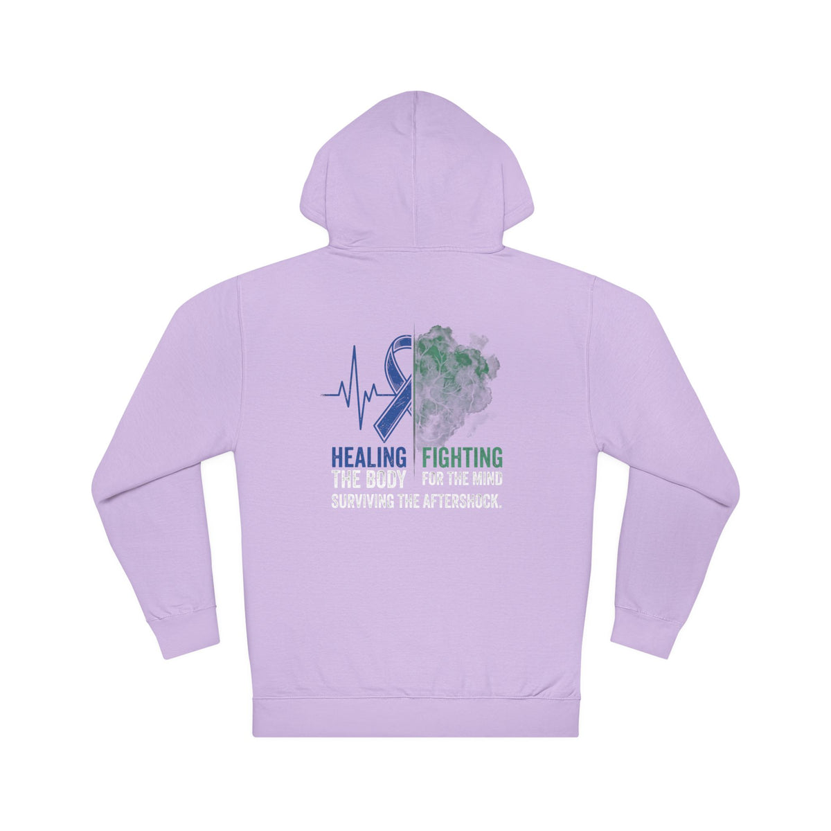Surviving The Aftershock Hoodie | Post-Stroke Depression & Recovery Heavyweight Hoodie