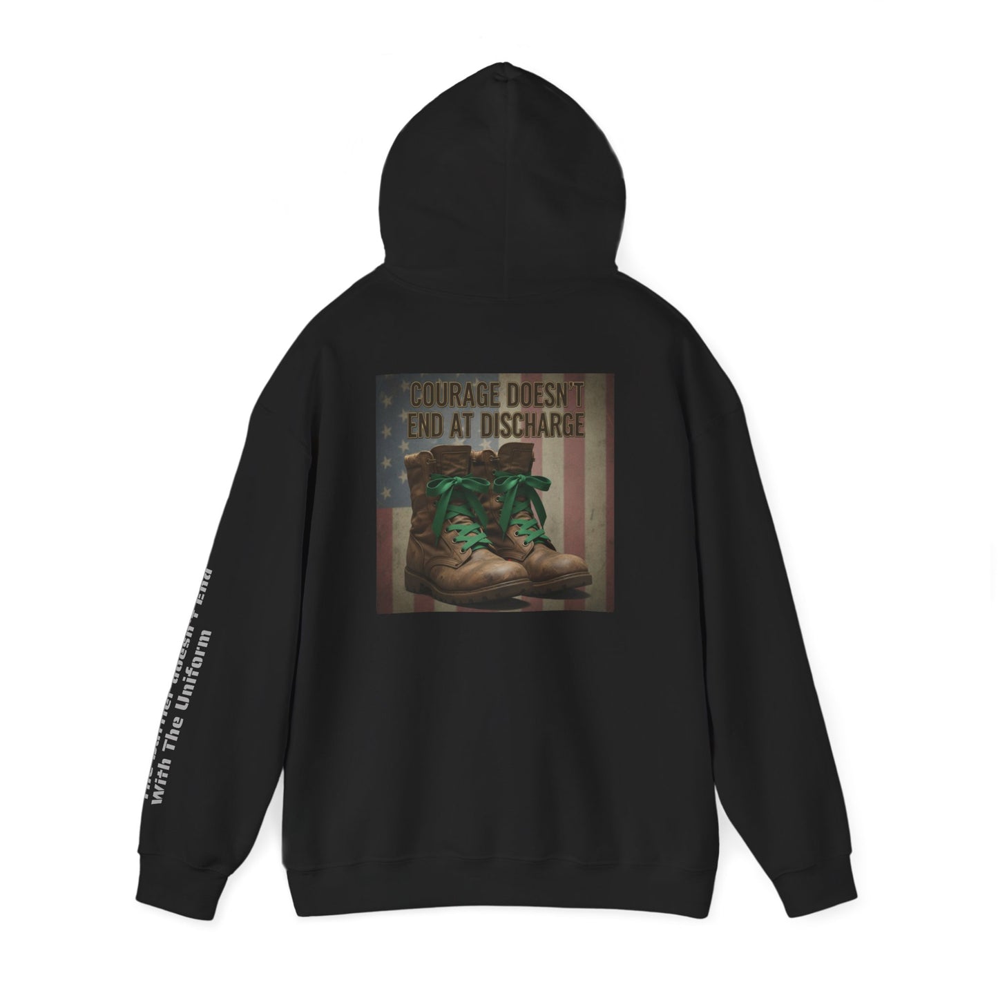 Service Continues. Support Continues Veteran Mental Health Hoodie