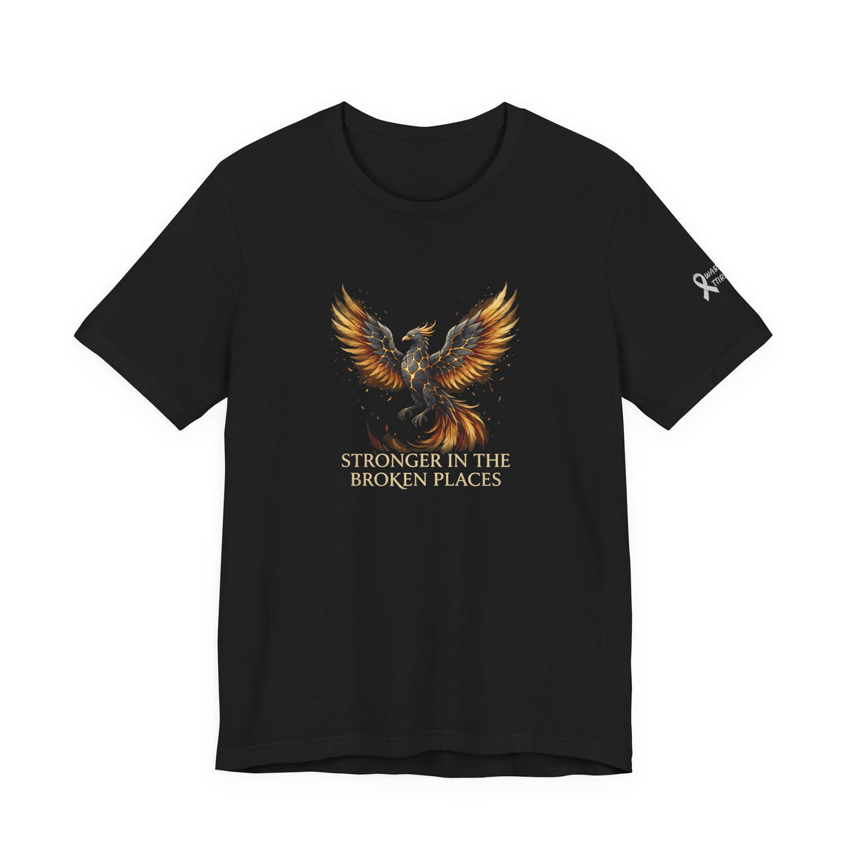 Stronger In The Broken Places Mental Health Tee