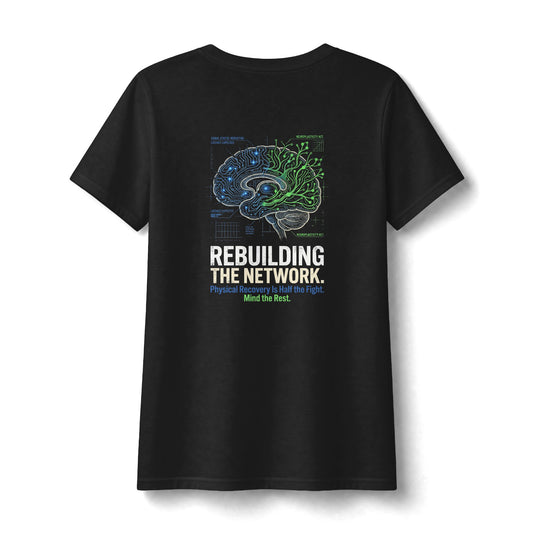Rebuilding The Network V Neck | Post-Stroke Depression & Neuroplasticity Heavyweight V Neck