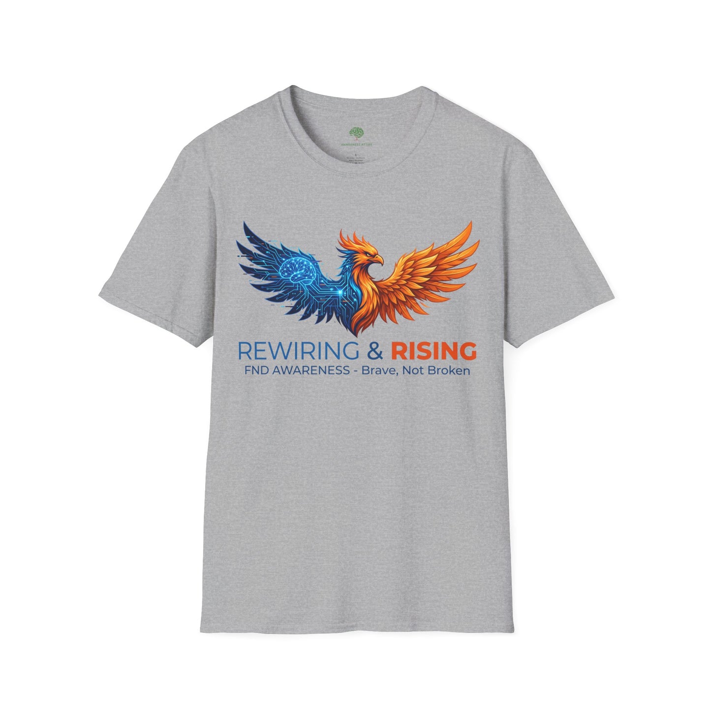 Rewiring & Rising FND Awareness Phoenix Tee