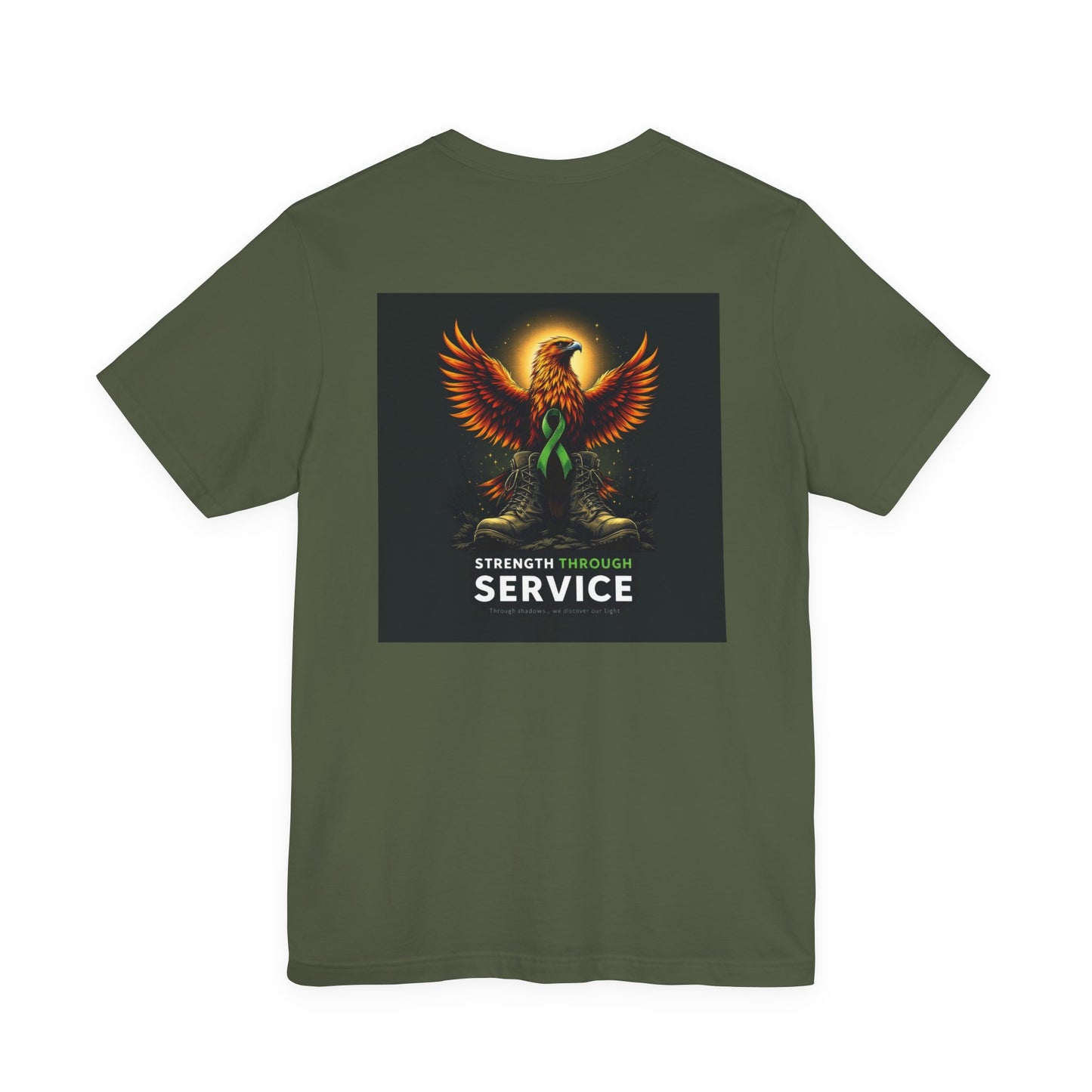 Strength Through Service Veteran Mental Health Tee.