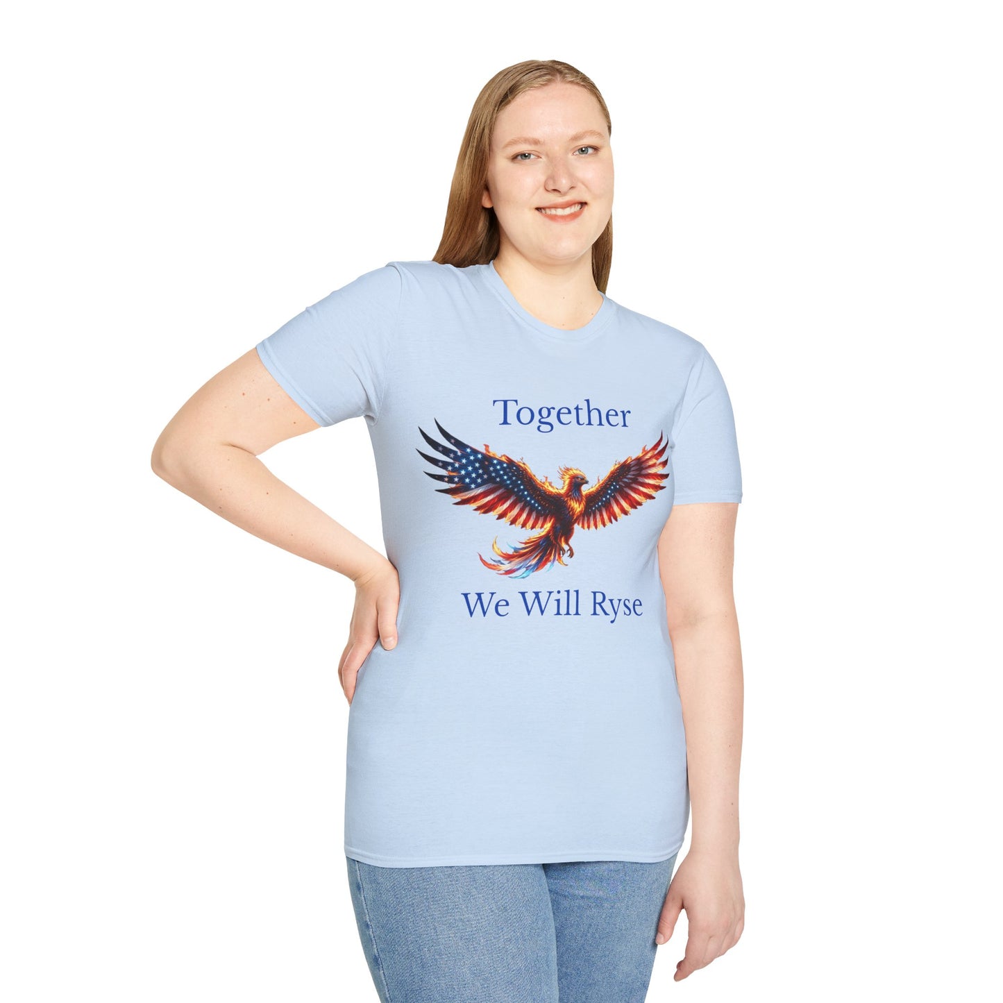 Together We Will Rise Graphic Tee | Phoenix Mascot Shirt