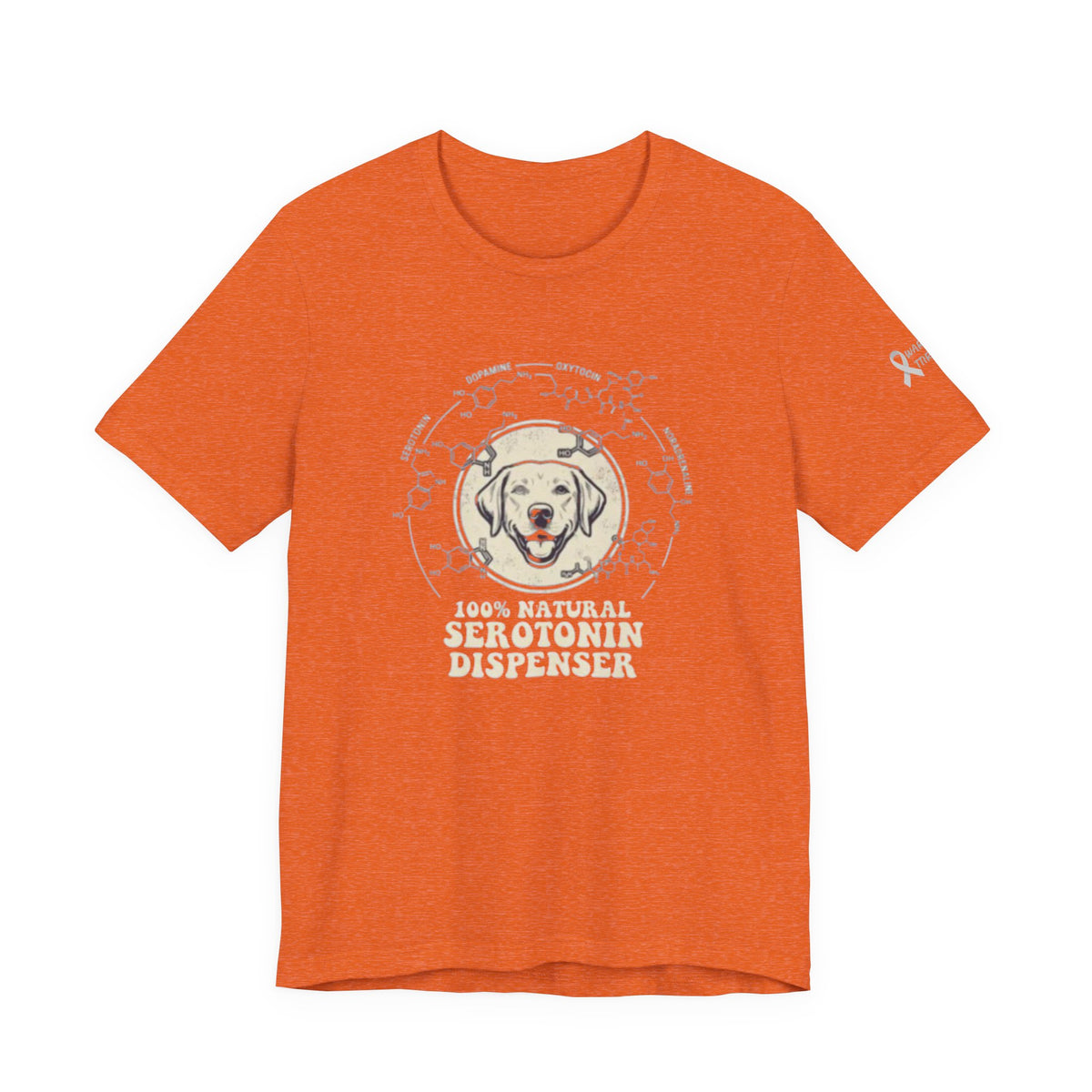 Dog: 100% Natural Serotonin Dispenser Graphic T-Shirt | Emotional Support Pet Apparel