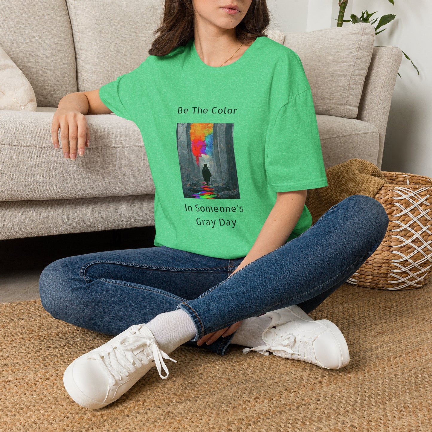 Be The Color Graphic Tee | Positivity & Kindness Apparel