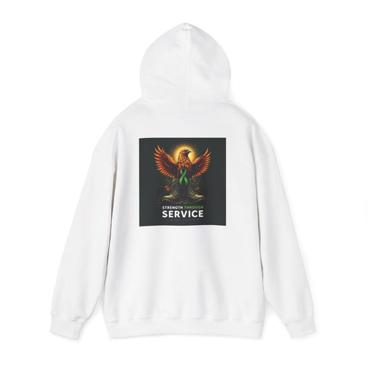 Strength Through Service Veteran Mental Health Hoodie