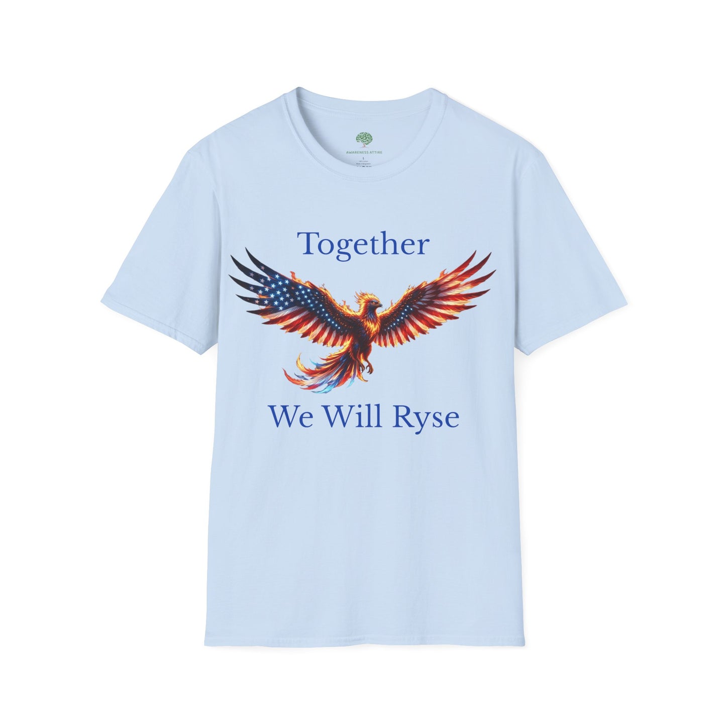 Together We Will Rise Graphic Tee | Phoenix Mascot Shirt
