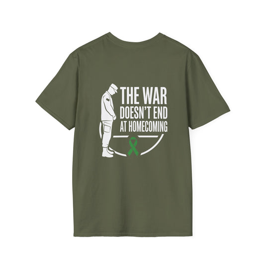 The War Doesn't End At Homecoming: Veteran PTSD Shirt