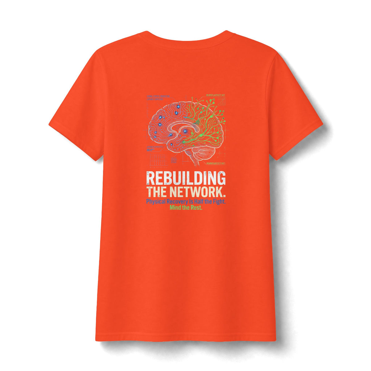 Rebuilding The Network V Neck | Post-Stroke Depression & Neuroplasticity Heavyweight V Neck