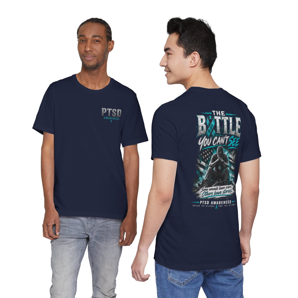 The Battle You Can’t See – PTSD Awareness Graphic Tee