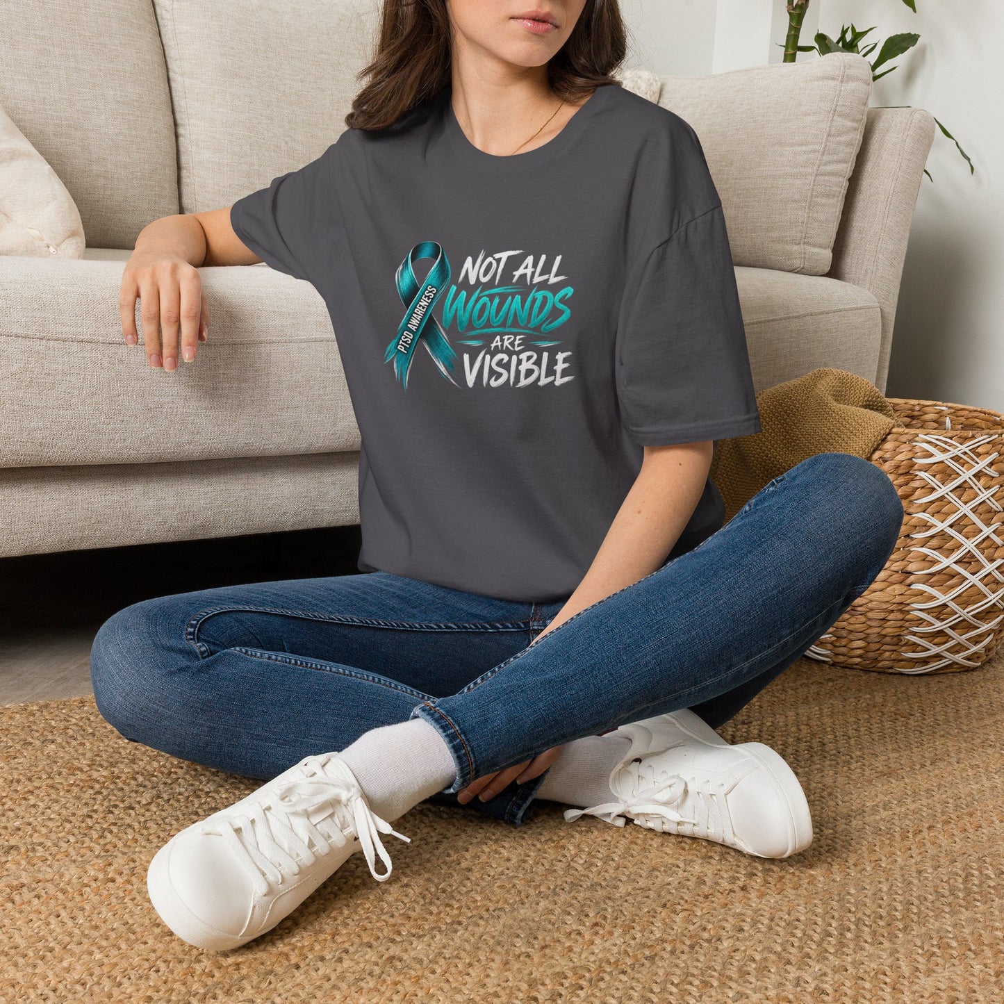 The Battle You Can't See - PTSD Awareness Tee Awareness Attire