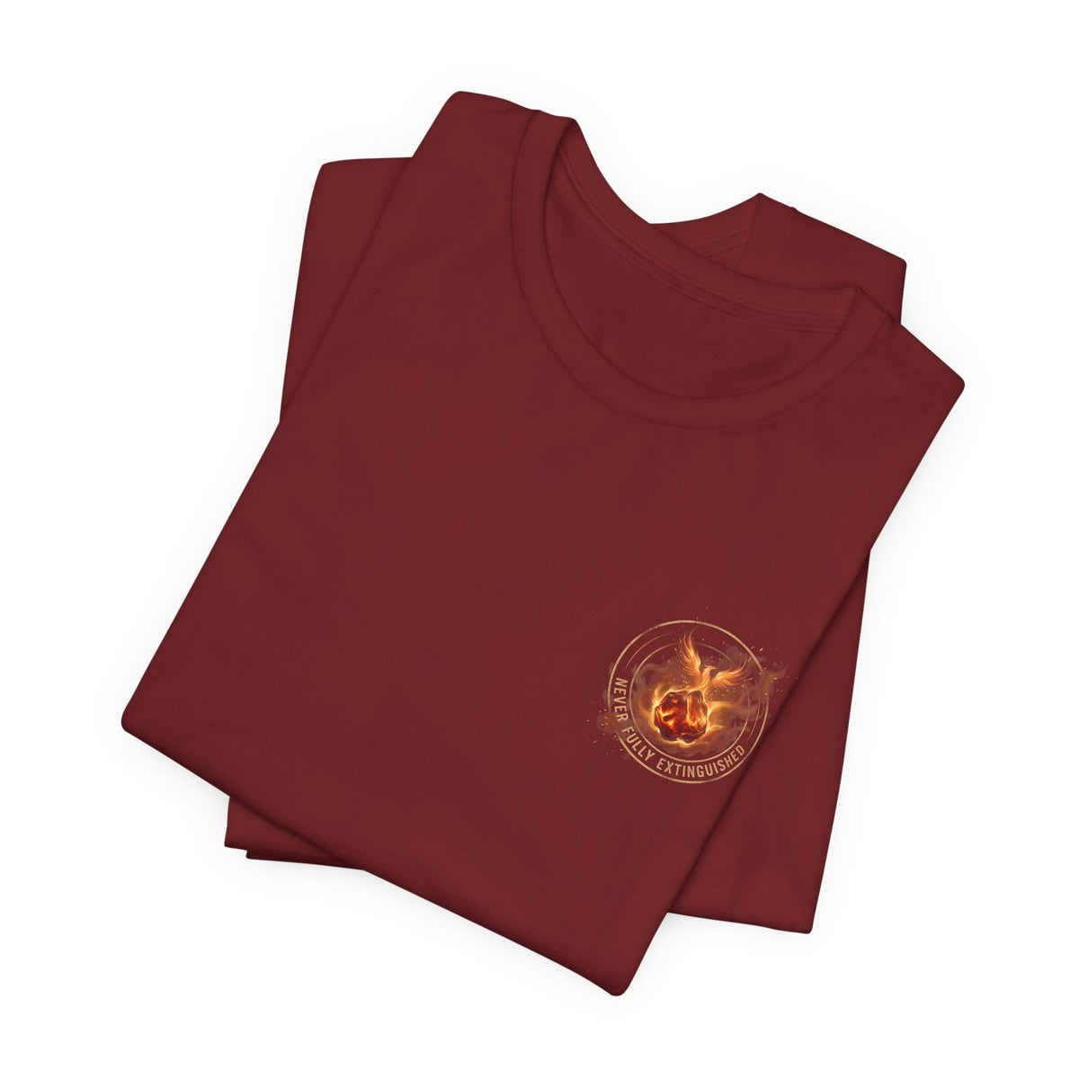 Never Fully Extinguished Phoenix Mental Health Graphic Tee