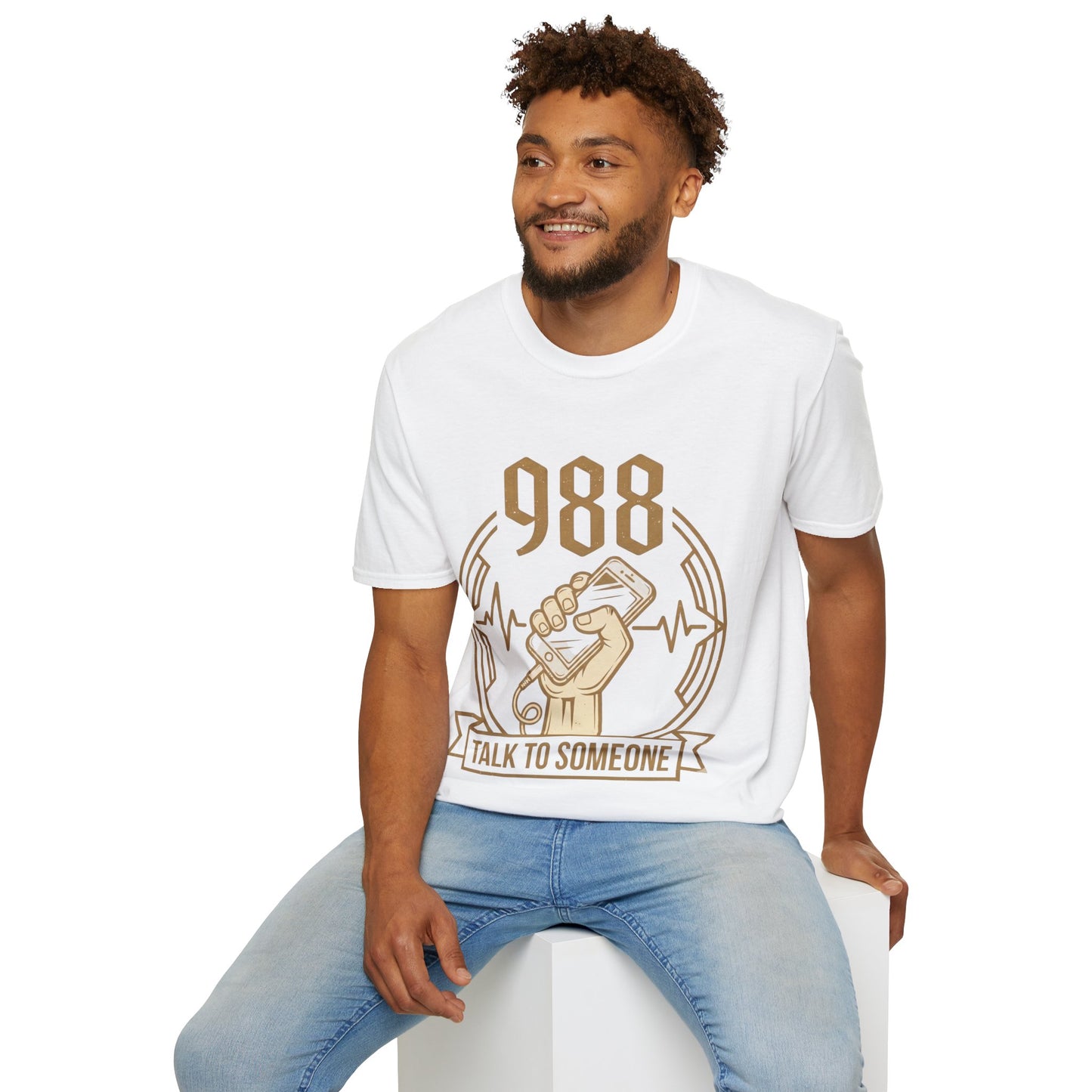 988 "Talk To Someone" Retro Graphic Tee