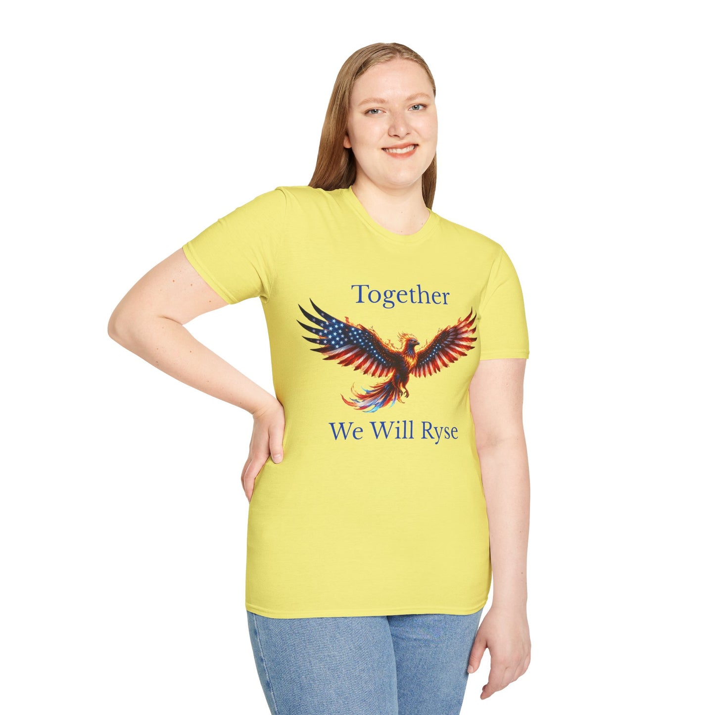 Together We Will Rise Graphic Tee | Phoenix Mascot Shirt