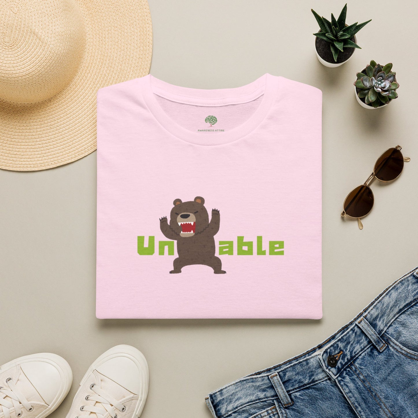 Unberable Graphic Tee | Sarcastic Cartoon Bear