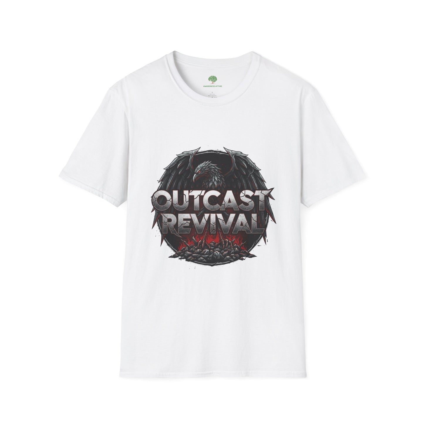 Outcast Revival Band Tee — Gothic Rock Concert Shirt