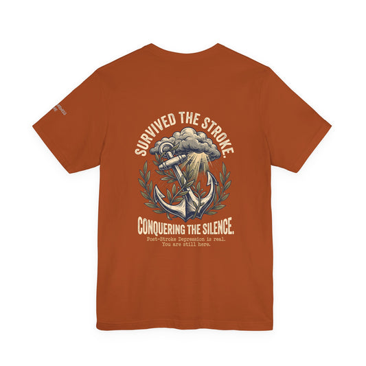 Survived The Stroke Tee | Post-Stroke Depression & Recovery T-Shirt