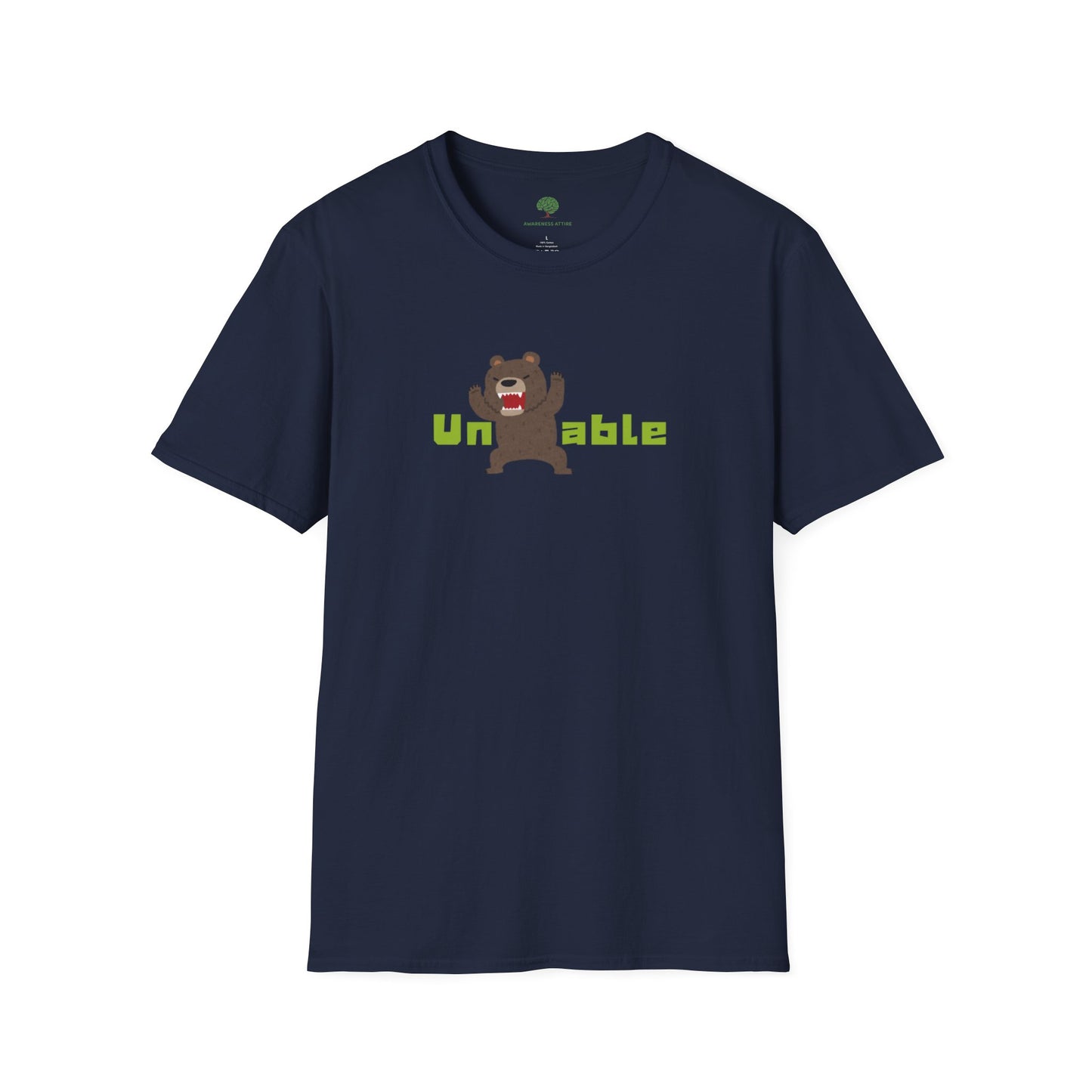Unberable Graphic Tee | Sarcastic Cartoon Bear