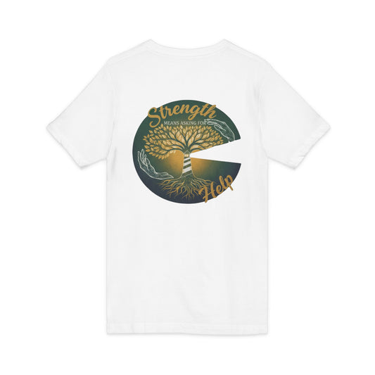 Strength Means Asking For Help V Neck