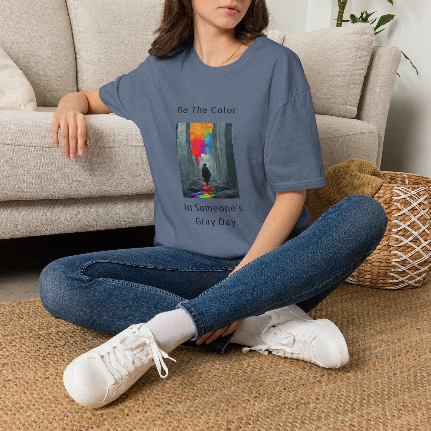 Be The Color Graphic Tee | Positivity & Kindness Apparel