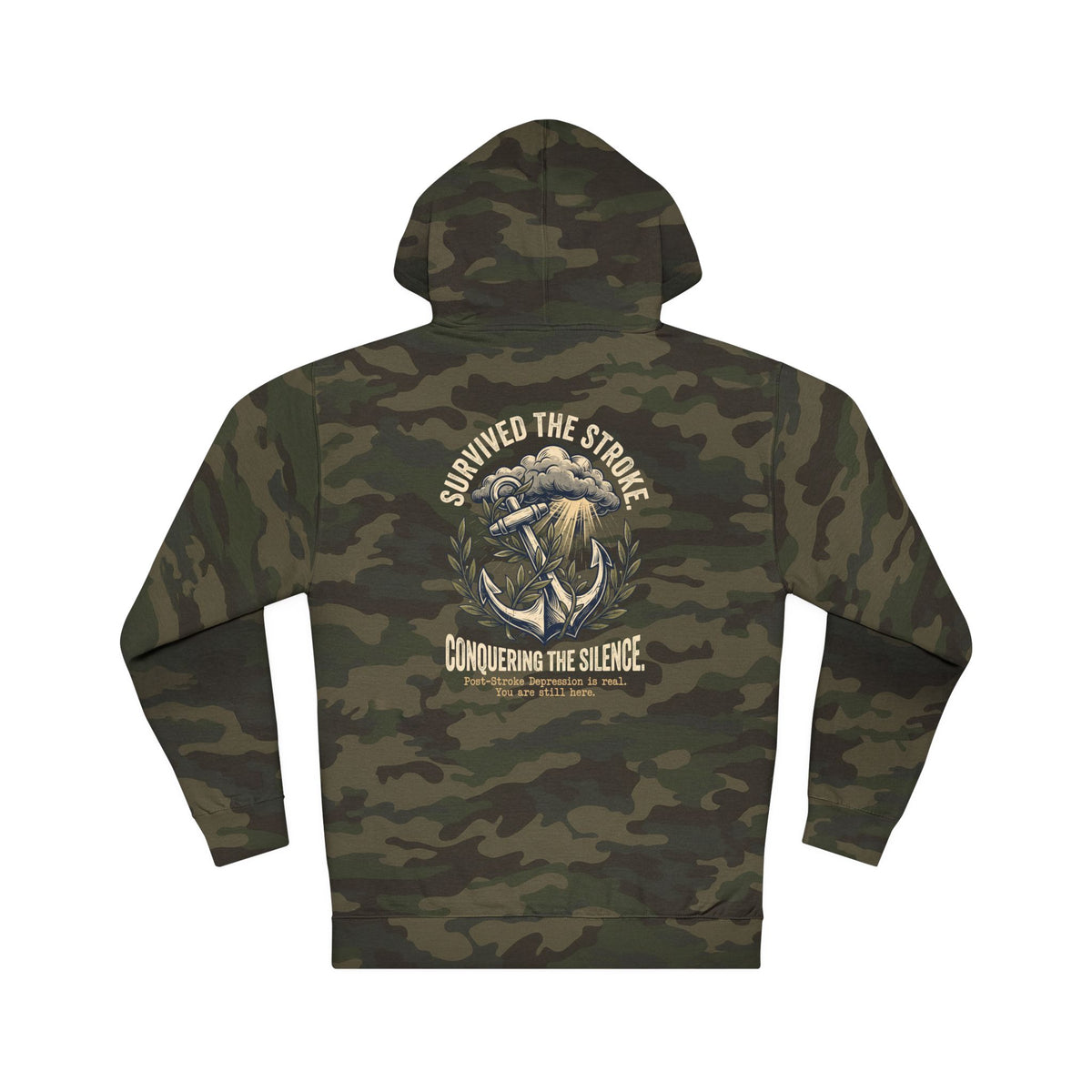 Survived The Stroke Hoodie | Post-Stroke Depression & Recovery Hoodie