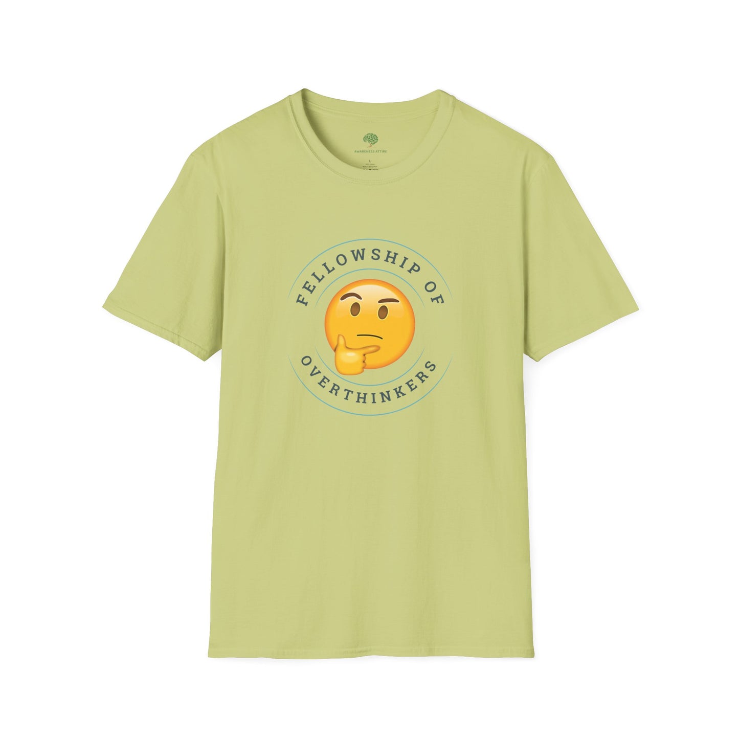 Funny Anxiety Graphic Tee - Fellowship of Overthinkers