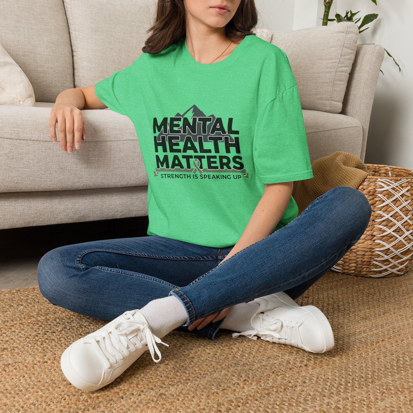 Mental Health Matters T-Shirt | Positive Wellness Tee