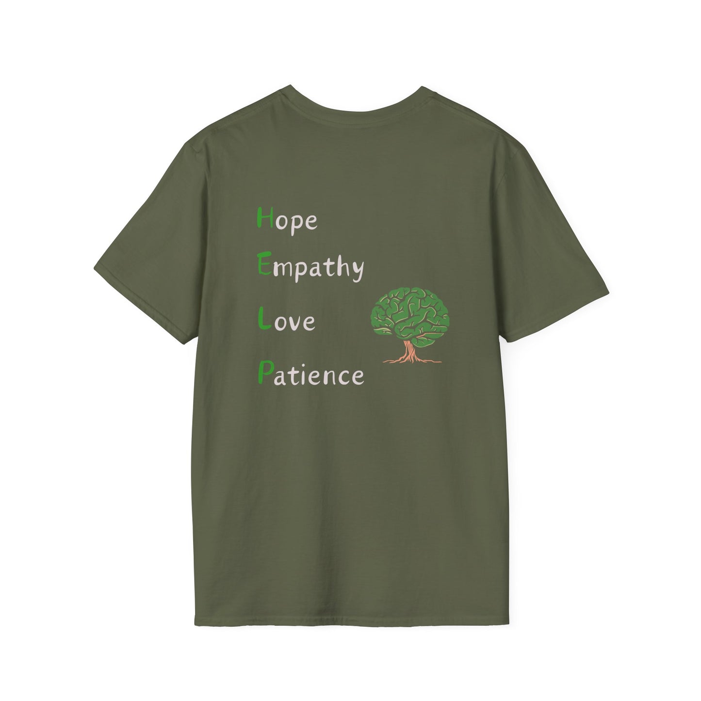 H.E.L.P. Awareness Shirt | Hope Empathy Love & Patience