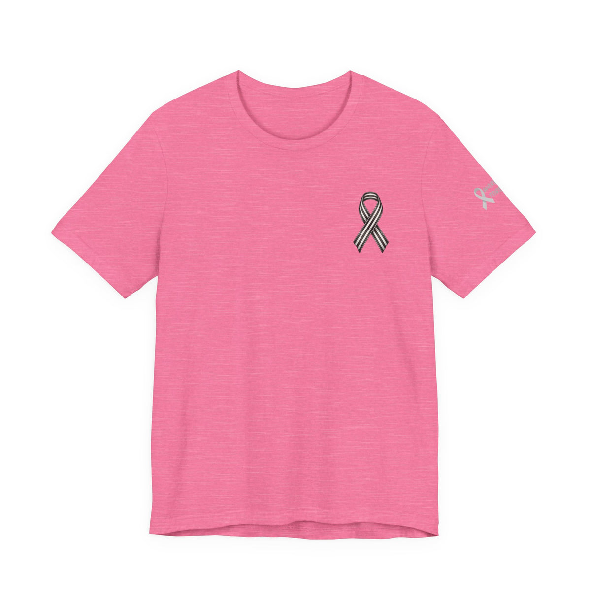 Re-Calibrating Ribbon Tee — Awareness Support Short Sleeve Shirt