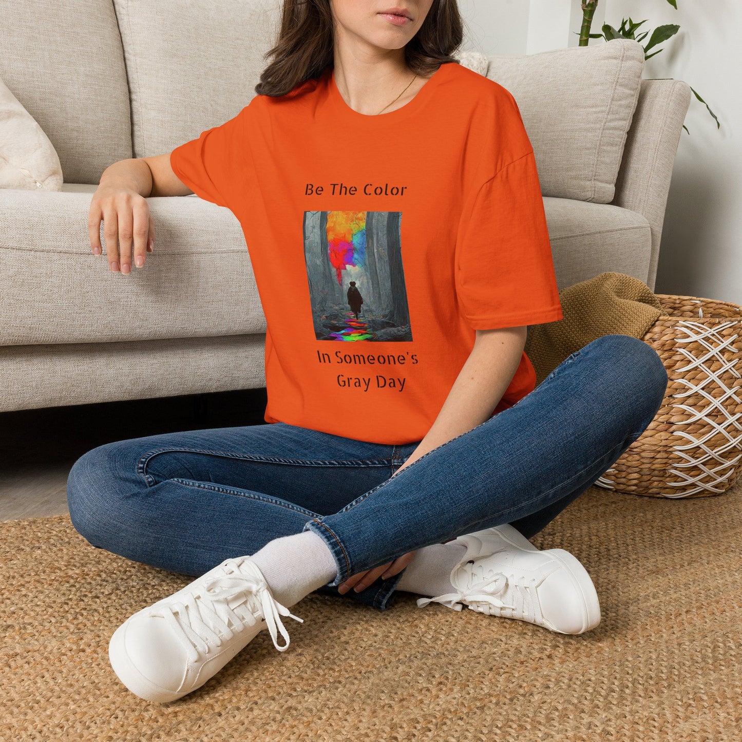 Be The Color Graphic Tee | Positivity & Kindness Apparel