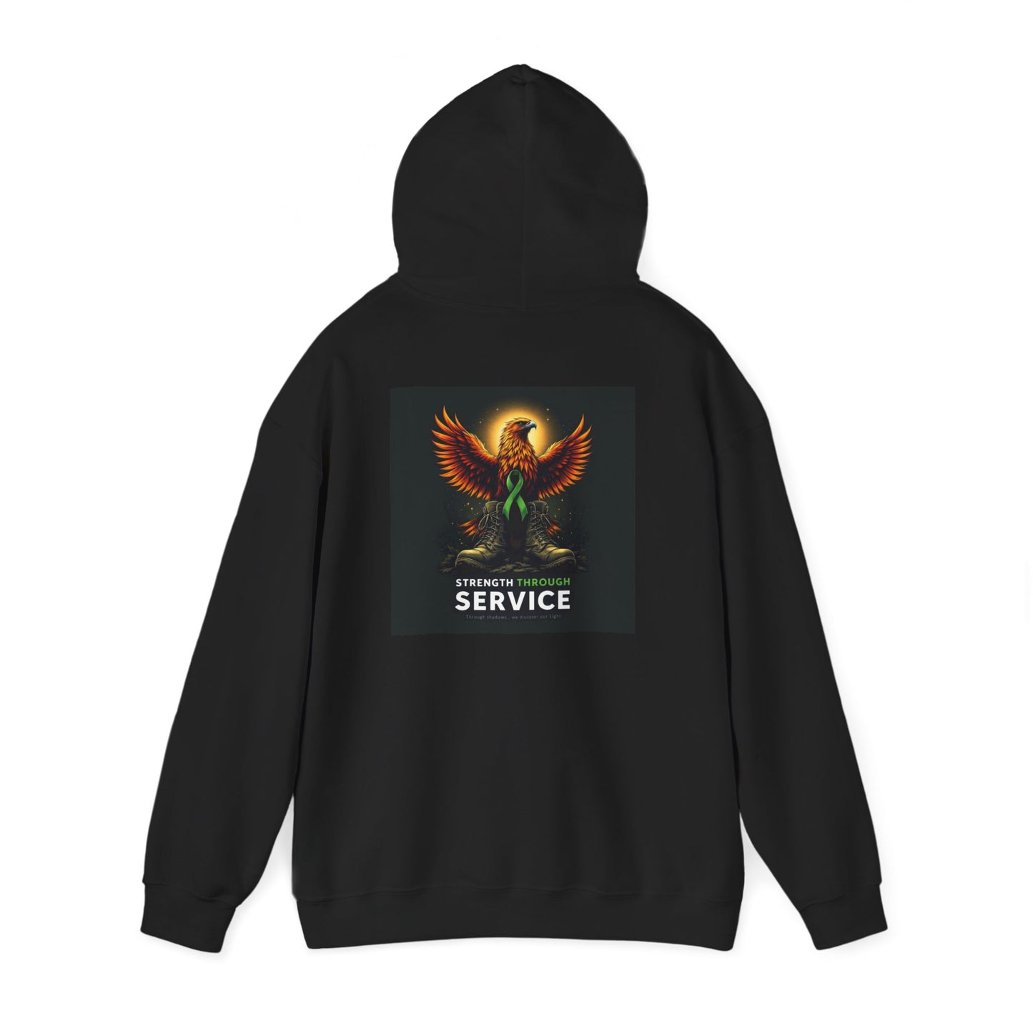 Strength Through Service Veteran Mental Health Hoodie
