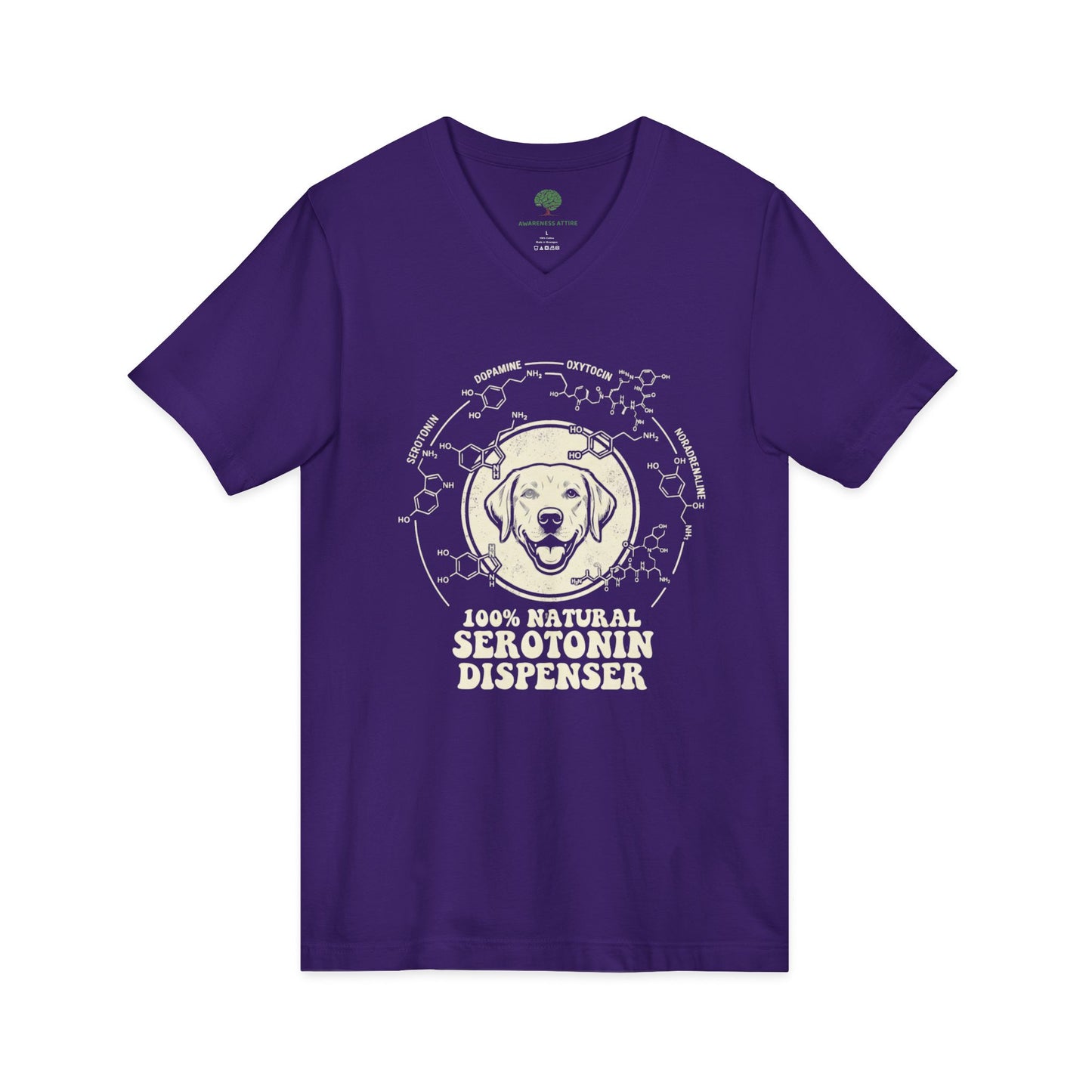 Dispenser Dog T-Shirt — 100% Natural Retro Pup Graphic Tee