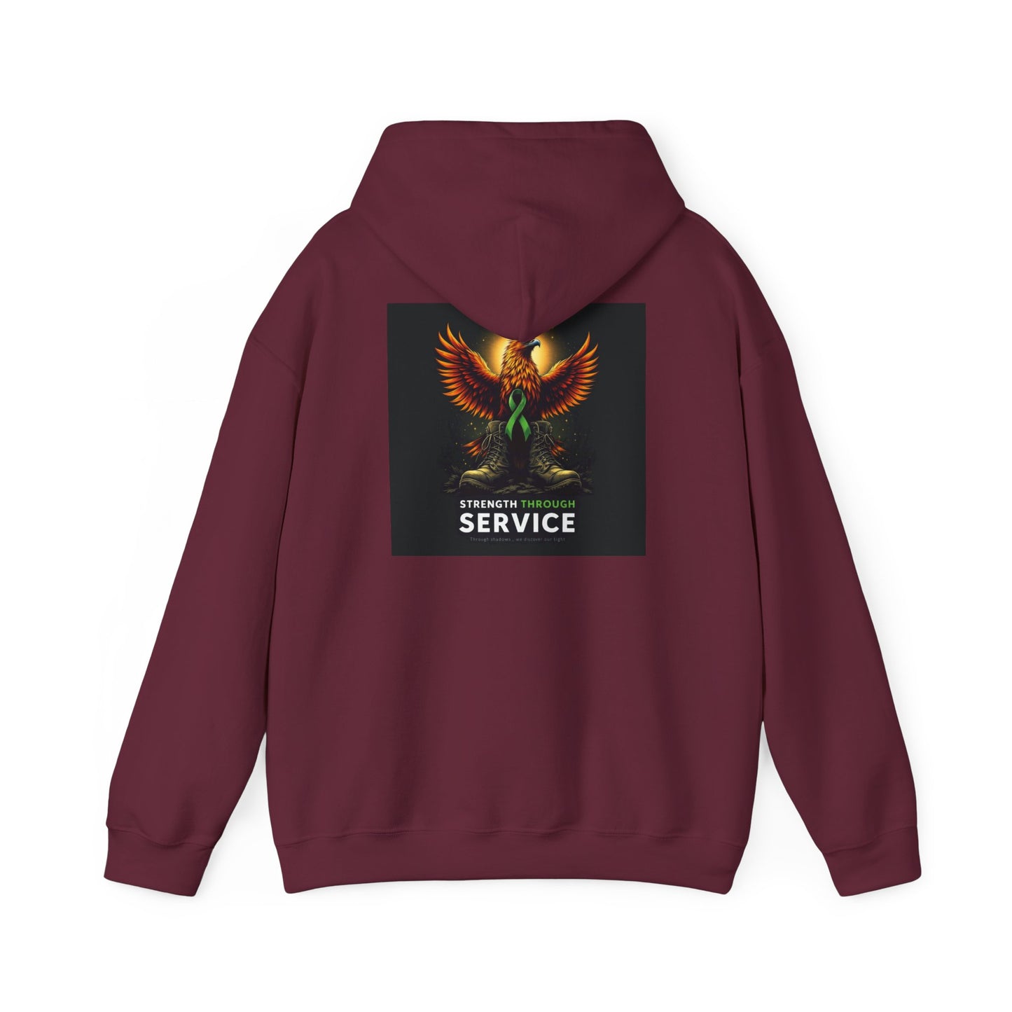 Strength Through Service Veteran Mental Health Hoodie