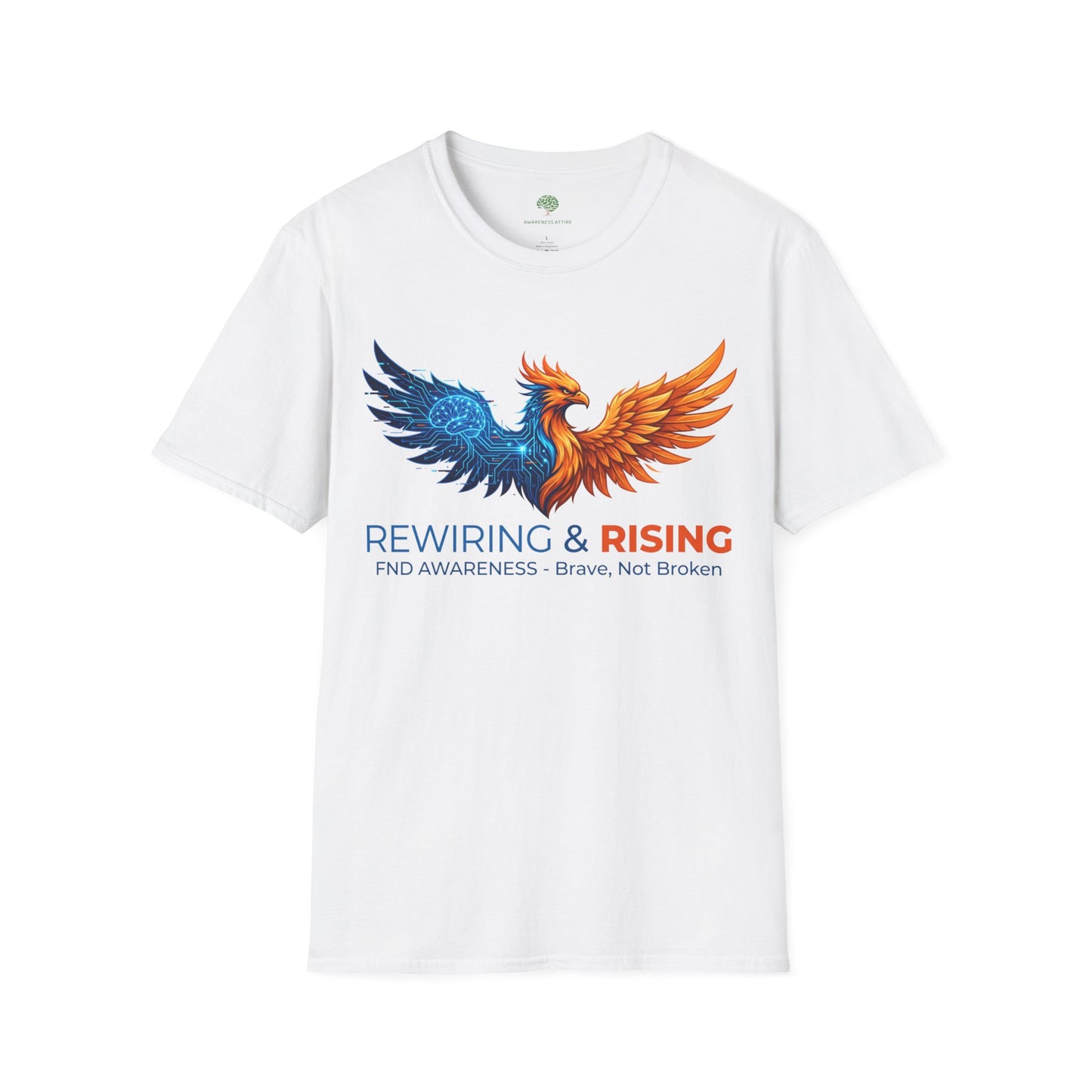 Rewiring & Rising FND Awareness Phoenix Tee