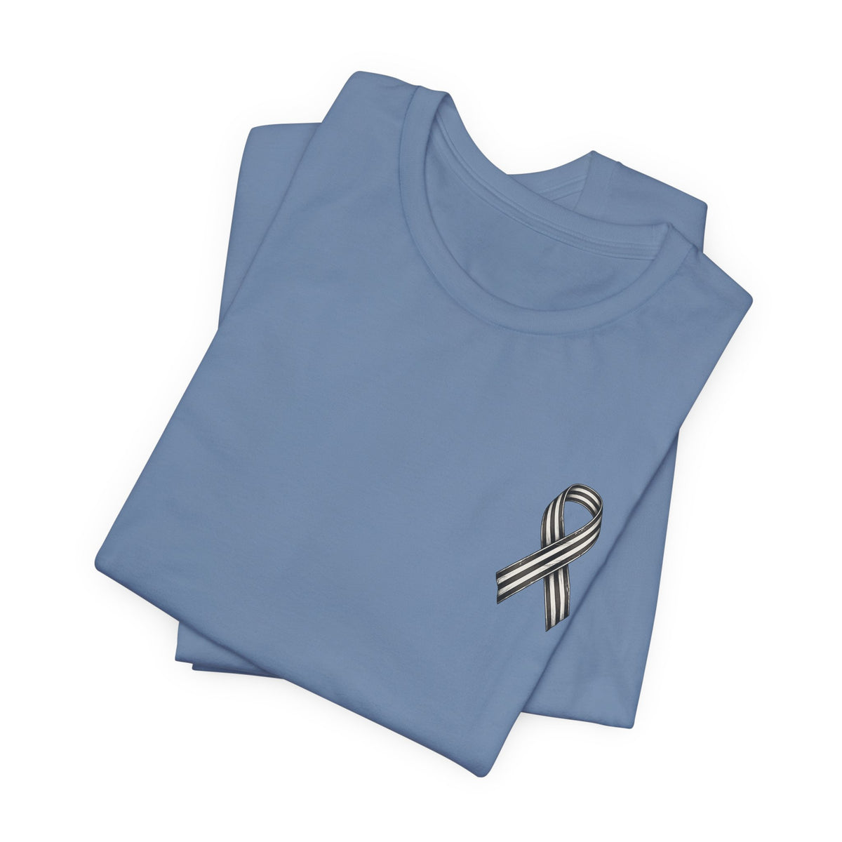 Re-Calibrating Ribbon Tee — Awareness Support Short Sleeve Shirt