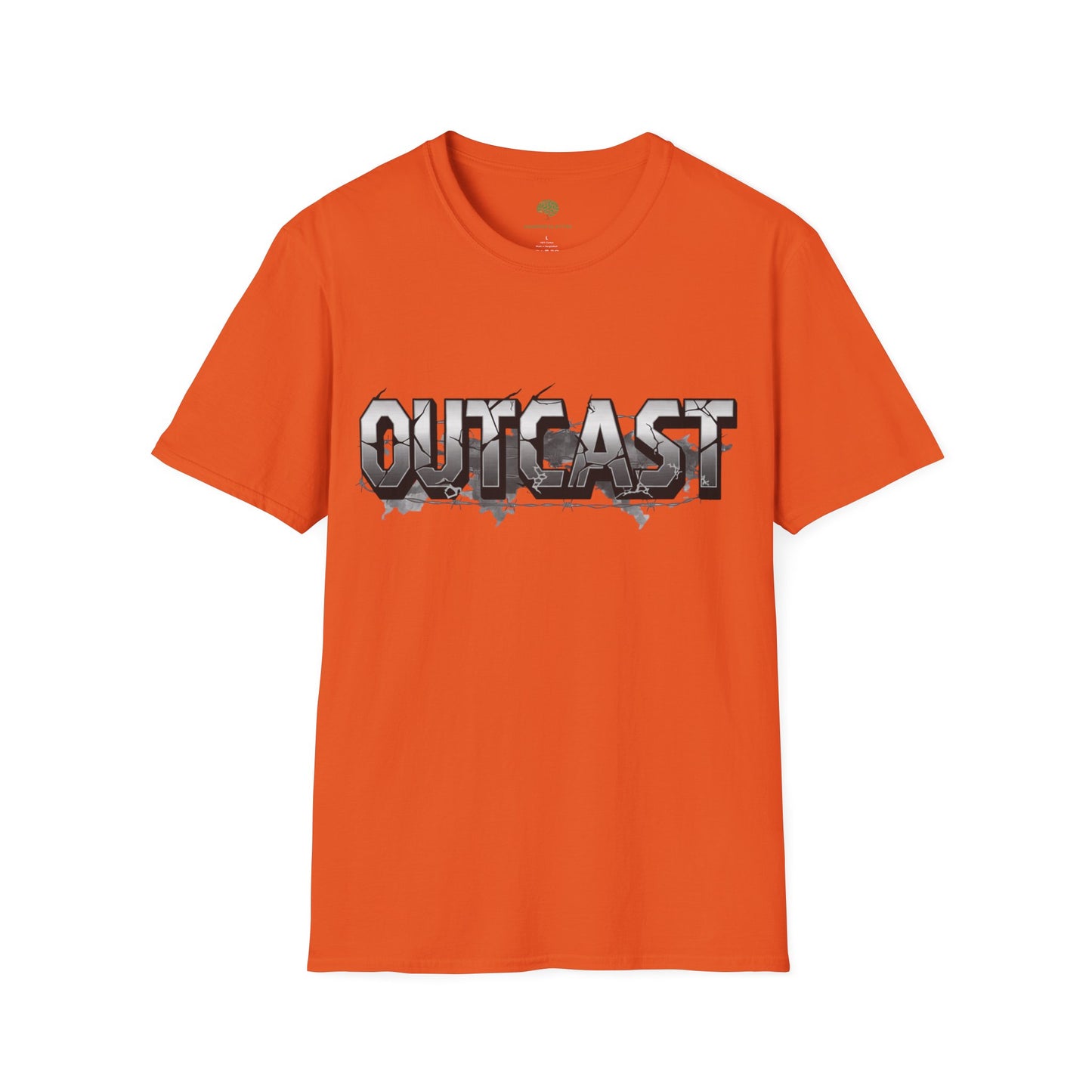 "Outcast" T-Shirt | Minimalist Typography Slogan Tee