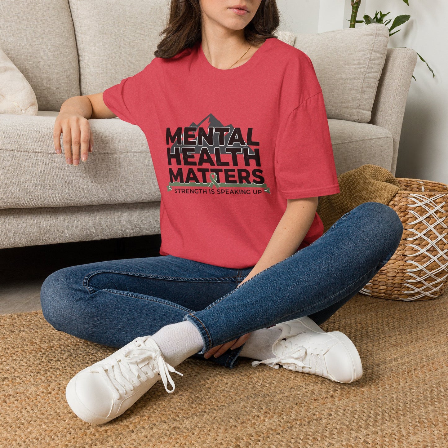 Mental Health Matters T-Shirt | Positive Wellness Tee