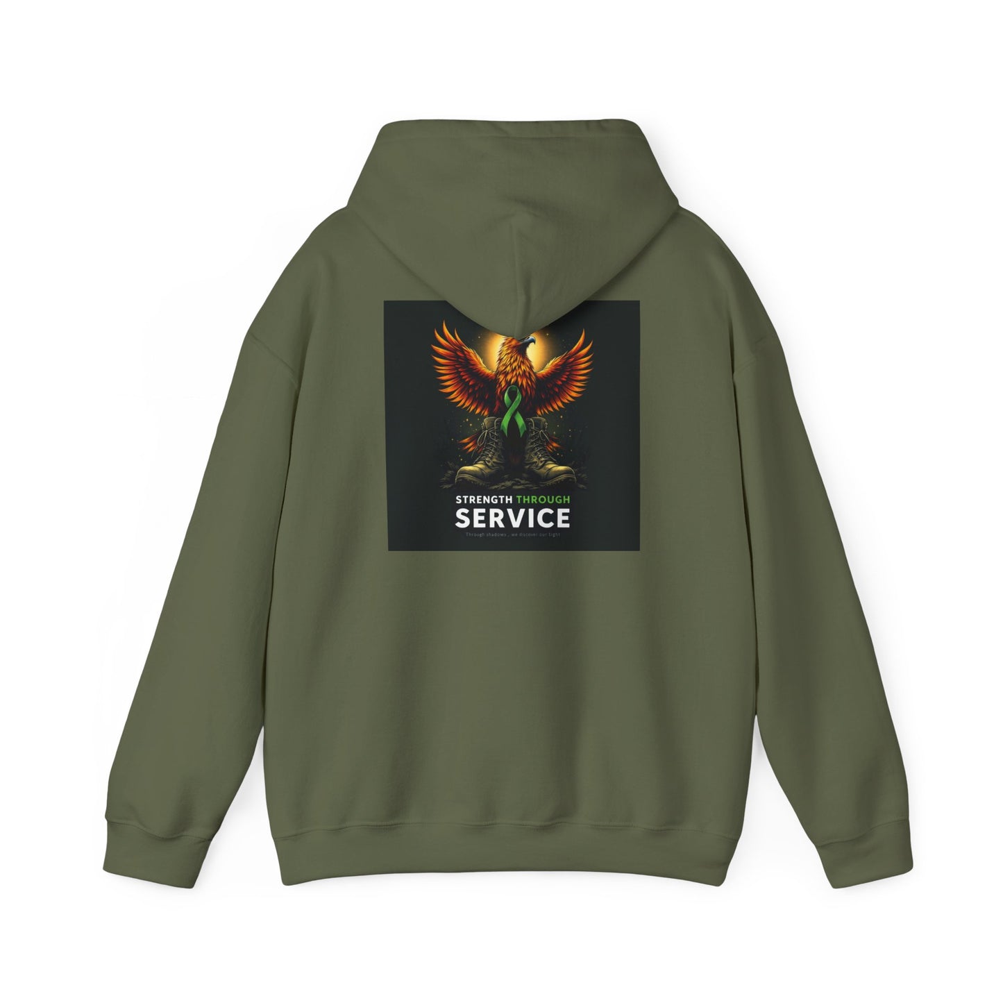 Strength Through Service Veteran Mental Health Hoodie