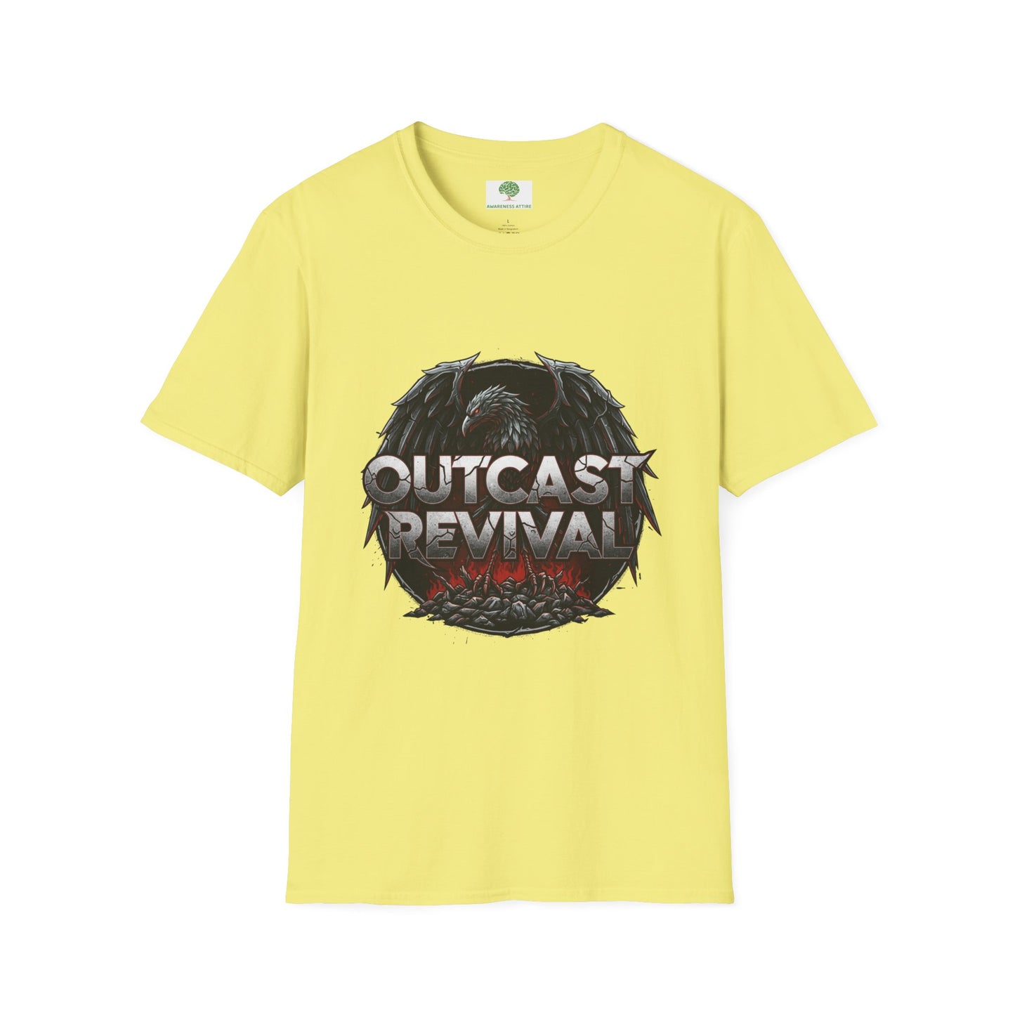Outcast Revival Band Tee — Gothic Rock Concert Shirt