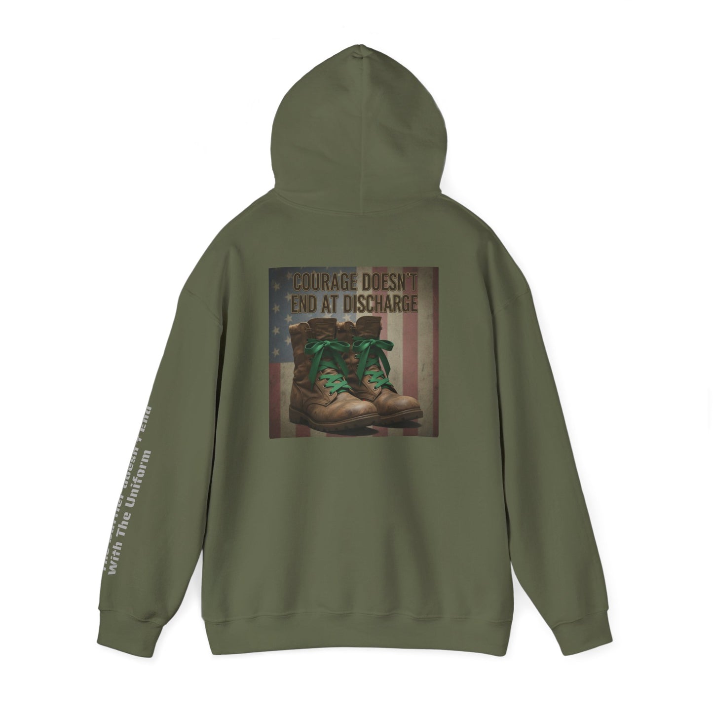 Service Continues. Support Continues Veteran Mental Health Hoodie