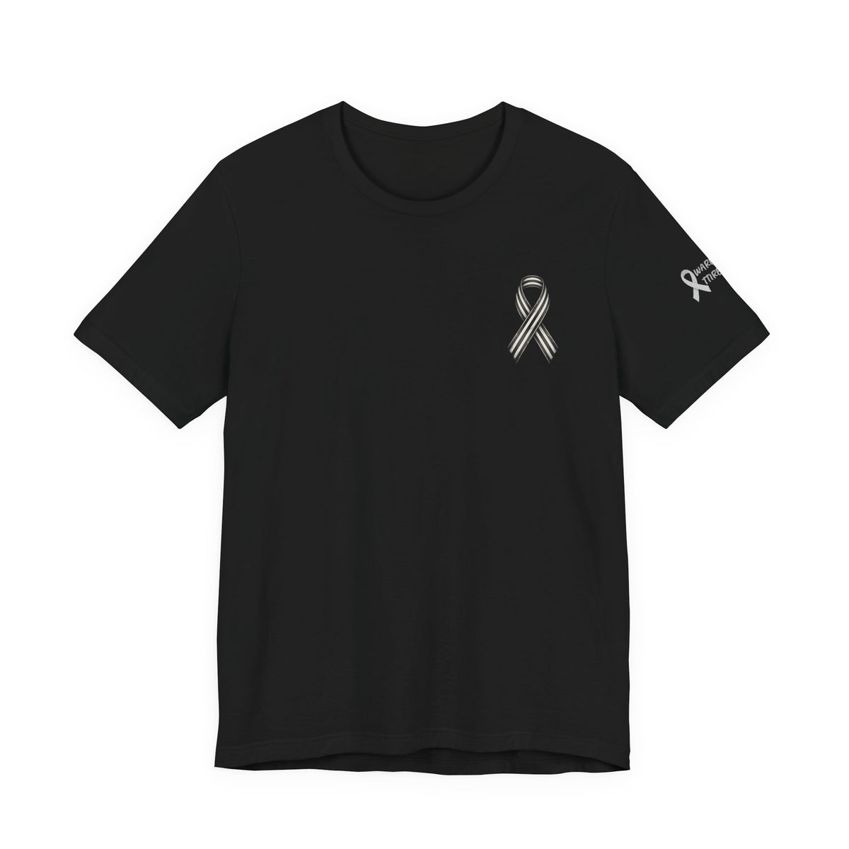 Re-Calibrating Ribbon Tee — Awareness Support Short Sleeve Shirt