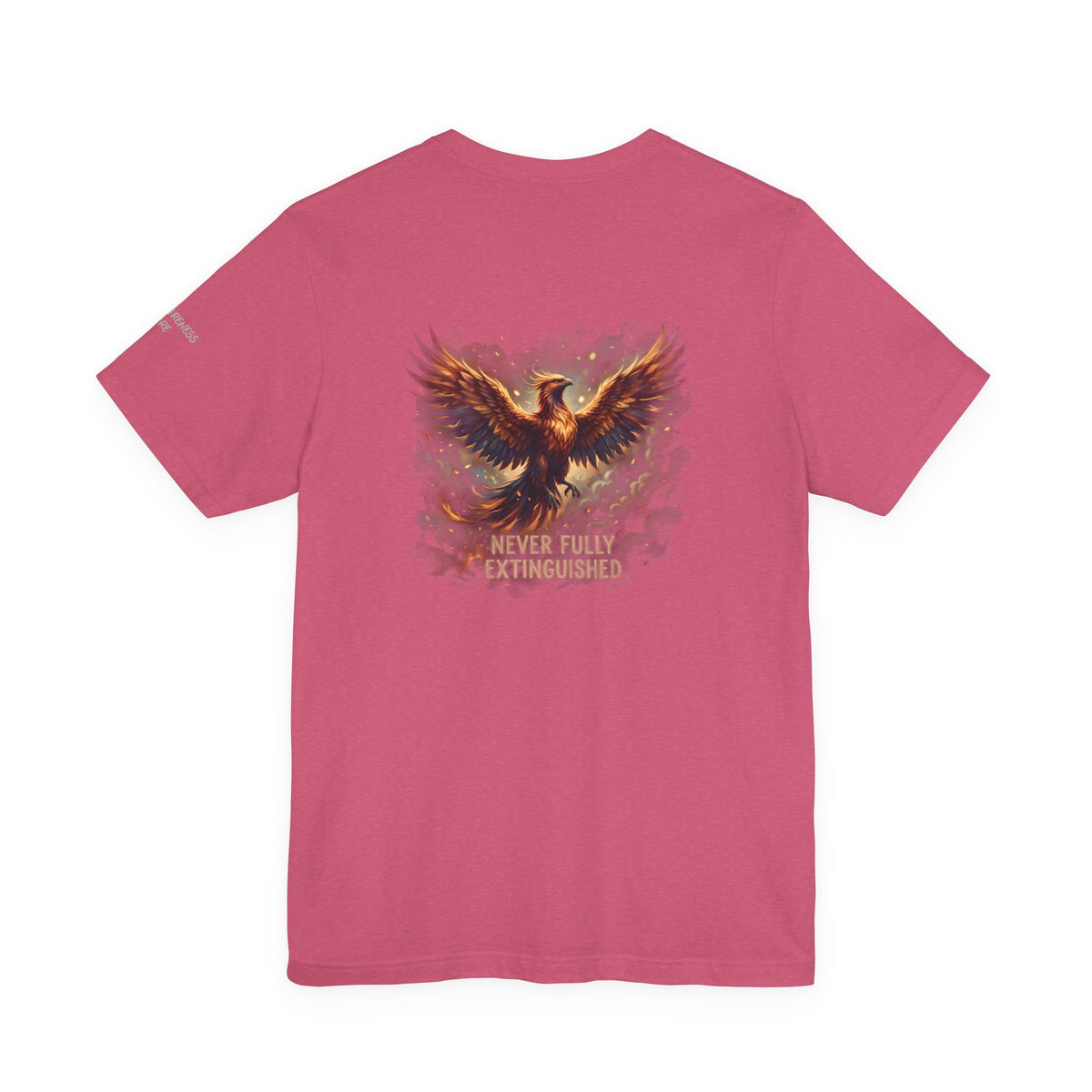 Never Fully Extinguished Phoenix Mental Health Graphic Tee