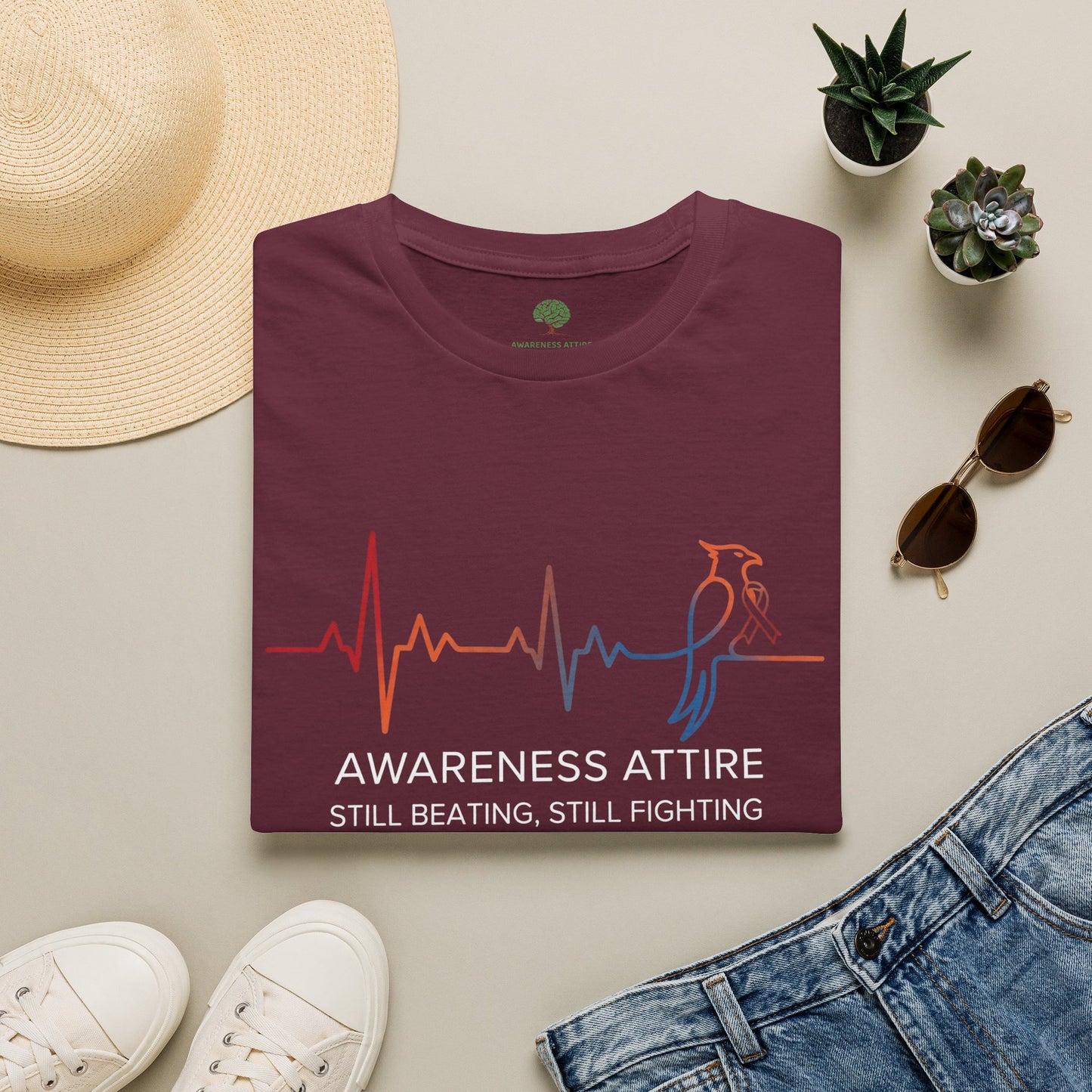 “Still Beating, Still Fighting” Heartbeat Awareness T-Shirt